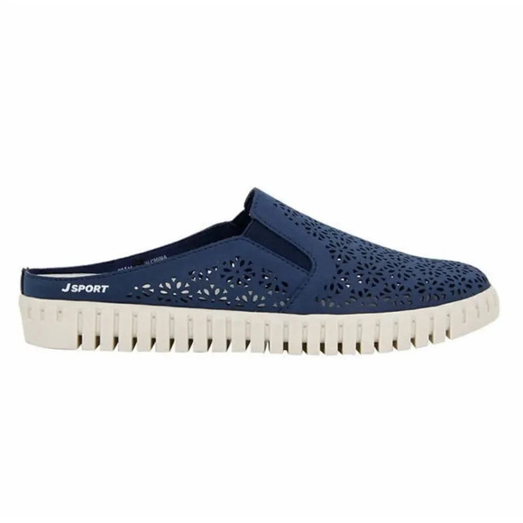 Jsport Ladies' Floral Mule Size 10 Blue - Picture 5 of 10